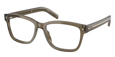 Prada Pr B10vf Asian Fit 18t1o1 Men's Glasses Brown Size 56 - Free Lenses - Blue Light Block Available