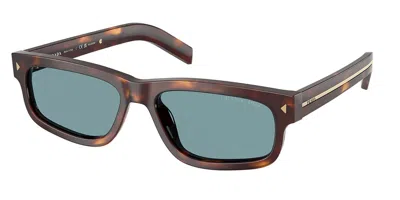 Prada Pr B11s Polarized 15w04d Men's Sunglasses Tortoiseshell Size 57 In Brown