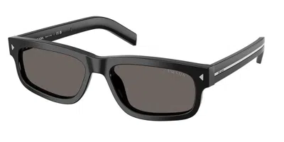 Prada Pr B11sf Asian Fit 16k731 Men's Sunglasses Black Size 57