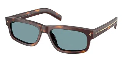 Prada Pr B11sf Vestibilità Orientale Polarized 15w04d Occhiali Da Sole Tartarugatishell Per Uomo In Brown