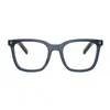 Prada Pr B11v 08q1o1 Cristallo Blu Glasses In Blue