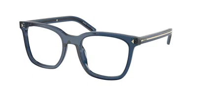 Prada Pr B11v 08q1o1 Occhiali Da Vista Blu Per Donna (solo Montatura) In Blue