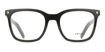 Prada Pr B11v 16k1o1 Occhiali Da Vista Neri Per Donna (solo Montatura) In Black