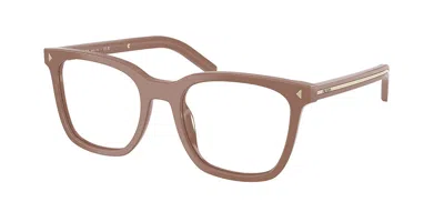Prada Pr B11v 28d1o1 Occhiali Da Vista Marroni Per Donna (solo Montatura) In Brown