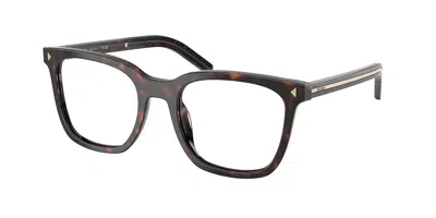 Prada Pr B11vf Asian Fit Women's Glasses, Tortoiseshell, Size 52 In Brown