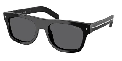 Prada Pr B12sf Asian Fit 16k731 Men's Sunglasses Black Size 55
