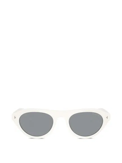 Prada Woman Sunglasses Pr B15s In White