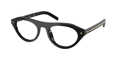 Prada Pr B15sf Asian Fit Women's Glasses, Black, Size 52