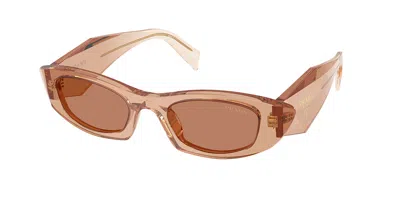 Prada Pr B16s 28e90q Occhiali Da Sole Marroni Per Donna