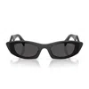 Prada Rectangular Sunglasses In Black