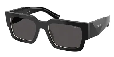 Prada Pr B17s 16k08z Occhiali Da Sole Neri Per Uomo