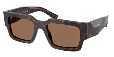 Prada Pr B17s 17n06b Occhiali Da Sole Tartarugatishell Per Uomo In Brown