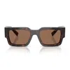 Prada Rectangle-frame Sunglasses In Brown