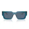 Prada Symbole Square-frame Sunglasses In Blue