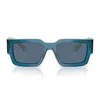 Prada Symbole Square-frame Sunglasses In Blue