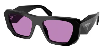 Prada Pr B18s 16k30g Occhiali Da Sole Neri Per Donna In Black