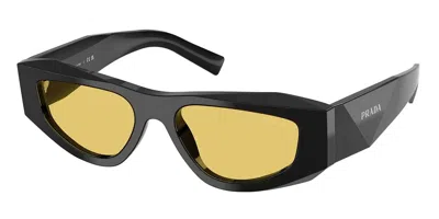 Prada Pr B19s 16k455 Occhiali Da Sole Neri Per Uomo In Black