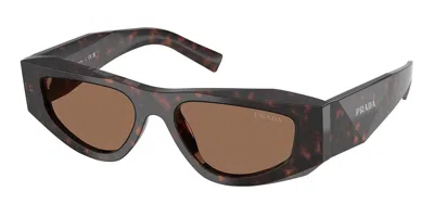 Prada Pr B19s 17n06b Occhiali Da Sole Tartarugatishell Per Uomo In Brown