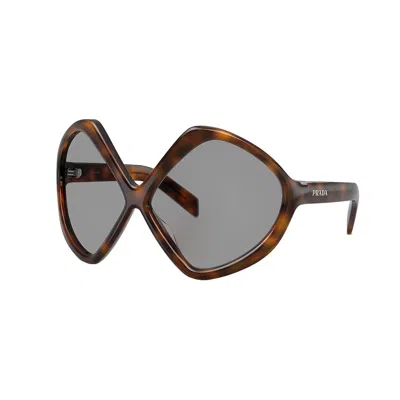 Prada Pr B21s 20d50q 68mm Womens Oversized Sunglasses In Brown