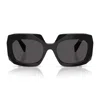 Prada Pr B23sf Acetate Square Sunglasses In Black