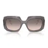 Prada Symbole Oversized-frame Sunglasses In Gray