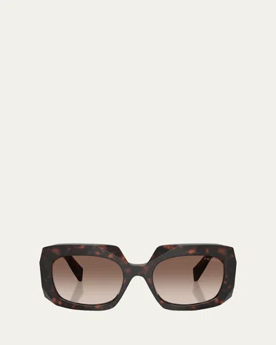 Prada Pr B23sf Acetate Square Sunglasses