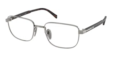 Prada Pr B51v Men's Glasses, Gunmetal, Size 53 In Gray