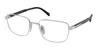 Prada Pr B51v Men's Glasses, Silver, Size 55 In Pattern