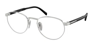 Prada Pr B52v Men's Glasses, Silver, Size 51 In Orange
