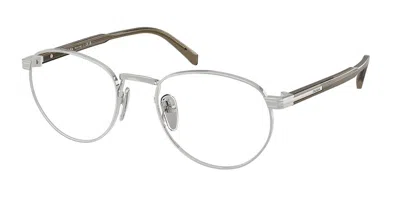 Prada Pr B52v Men's Glasses, Silver, Size 51