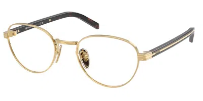 Prada Pr B53v 5ak1o1 Occhiali Da Vista Oro Per Donna (solo Montatura) In Gold