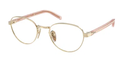 Prada Pr B53v Women's Glasses, Gold, Size 49