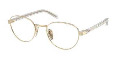 Prada Pr B53v Women's Glasses, Gold, Size 49