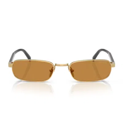 Prada Pr B54s 5ak50p Oro Sunglasses In Gold
