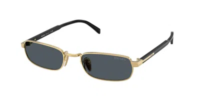 Prada Pr B54s 5ak70b Men's Sunglasses Gold Size 54