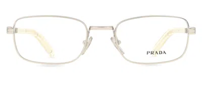 Prada Pr B54v 1bc1o1 Women's Glasses Silver Size 52 - Free Lenses - Blue Light Block Available