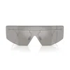 Prada Pr B55s 1bc60n Argento Sunglasses In Argento