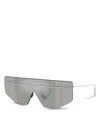 Prada Pr B55s 1bc60n Argento Sunglasses In Silver