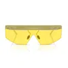 Prada Pr B55s 1bc20o Argento Sunglasses In Yellow
