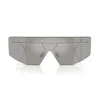 Prada Pr B55s 1bc60n Argento Sunglasses In Silver