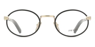 Prada Pr B55v Aav1o1 Occhiali Da Vista Neri Per Donna (solo Montatura)
