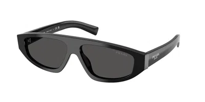 Prada Pr C02s 16k08z Occhiali Da Sole Neri Per Uomo In Black