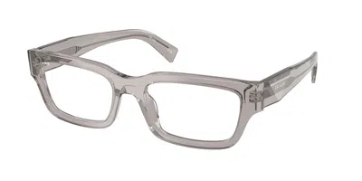 Prada Pr C02v 18j1o1 Occhiali Da Vista Chiari Per Uomo (solo Montatura)