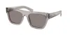 Prada 54mm Rectangular Sunglasses In Gray