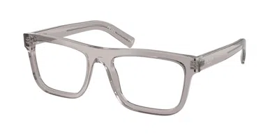 Prada Pr C03vf Vestibilità Orientale 18j1o1 Occhiali Da Sole Chiari Per Uomo In Neutral