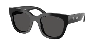 Prada Pr C04s 16k08z Occhiali Da Sole Neri Per Donna In Black