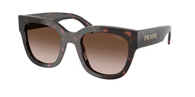 Prada Pr C04sf Asian Fit 17n80a Women's Sunglasses Tortoiseshell Size 53 In Pink
