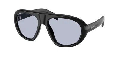 Prada Pr C05s 16k30x Women's Sunglasses Black Size 57 In Blue