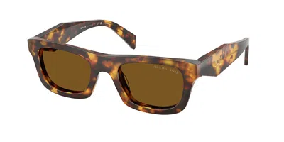Prada Pr C06s Polarized 14l10u Occhiali Da Sole Tartarugatishell Per Donna In Brown