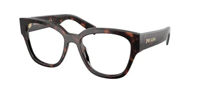 Prada Pr C06v 17n1o1 Women's Glasses Tortoiseshell Size 52 - Free Lenses - Blue Light Block Available